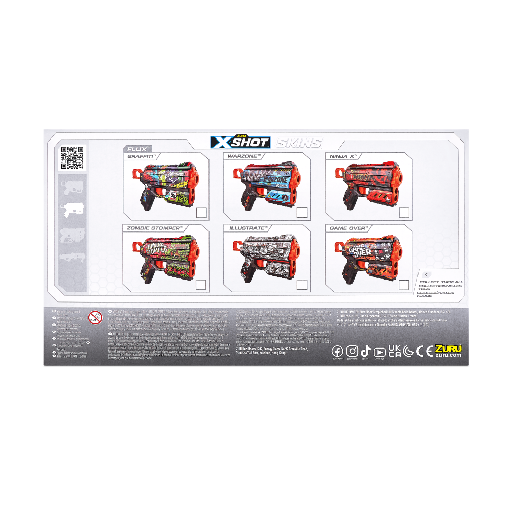 slide 5 of 5, Zuru X-SHOT SKINS FLUX, 1 ct