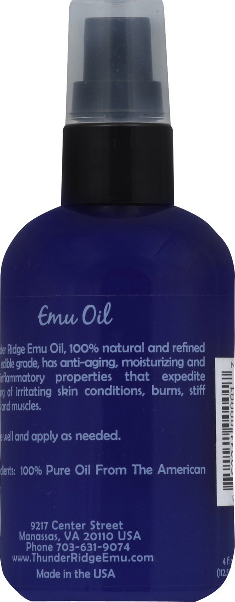 slide 2 of 3, Thunder Ridge Emu Oil 4 oz, 4 oz