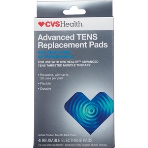 slide 1 of 1, CVS Health Advanced Tens Replacement Pads, 4ct, 4 ct