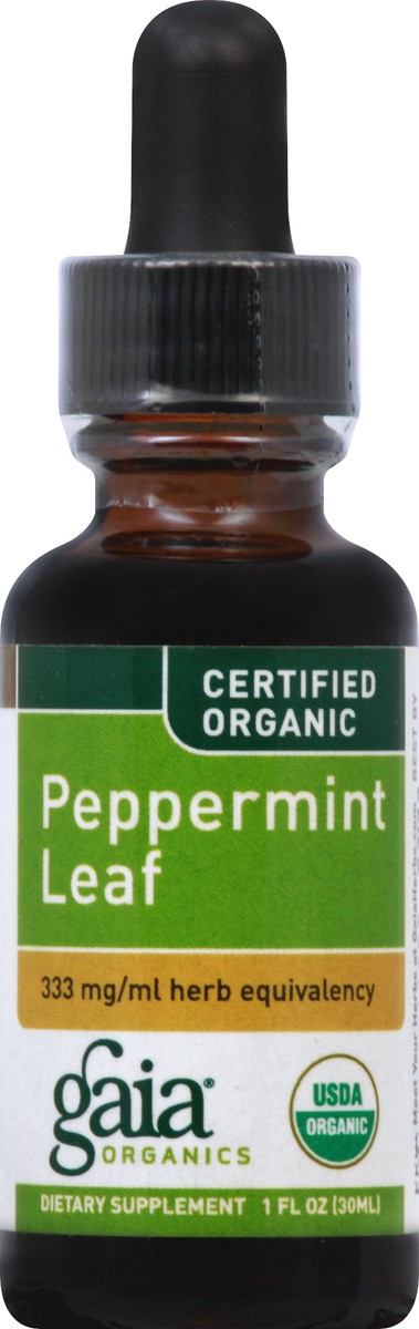 slide 1 of 7, Gaia Organics Peppermint Leaf 1 oz, 1 oz