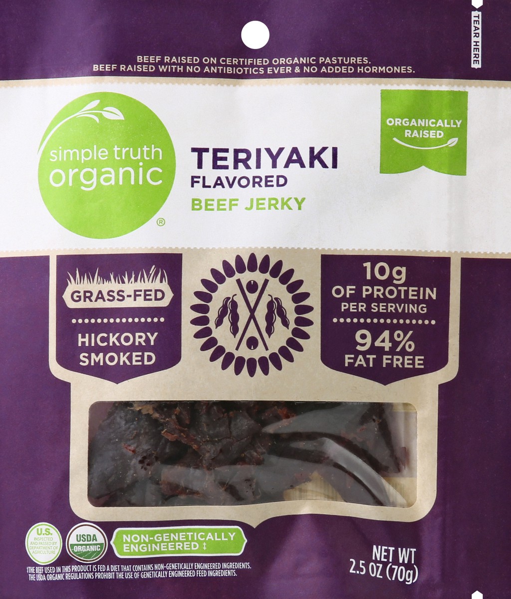 slide 1 of 4, Simple Truth Organic Beef Jerky 2.5 oz, 2.5 oz