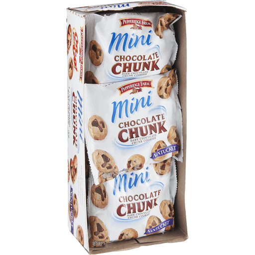 slide 2 of 9, Pepperidge Farm Mini Nantucket Chocolate Chunk Dark Chocolate, 9 ct