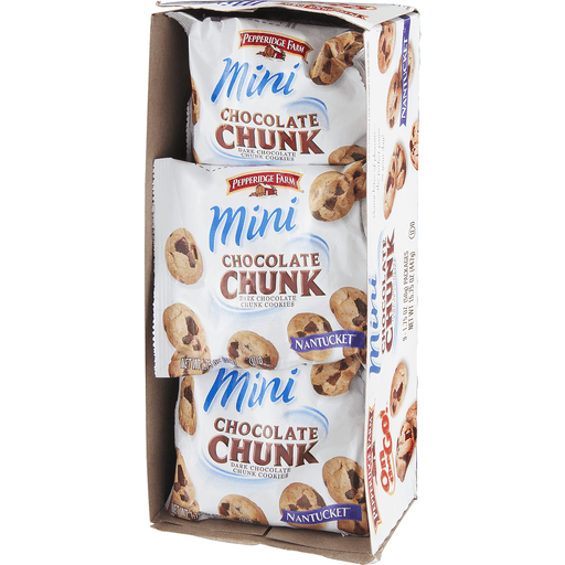 slide 3 of 9, Pepperidge Farm Mini Nantucket Chocolate Chunk Dark Chocolate, 9 ct