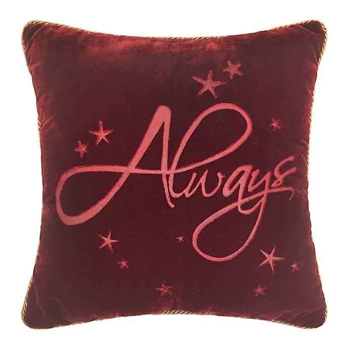 slide 1 of 2, Harry Potter Always Square Throw Pillow, 1 ct