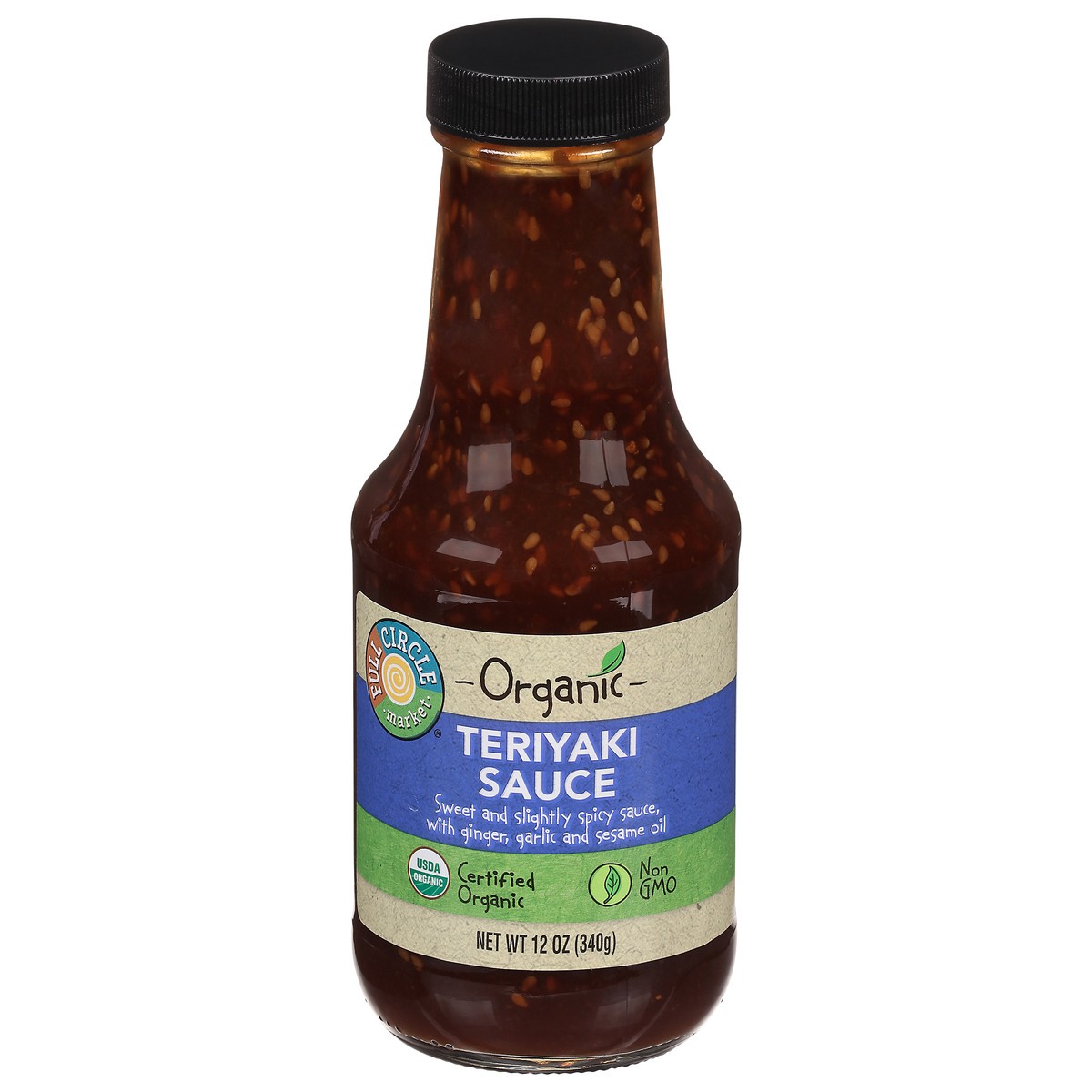 slide 1 of 9, Full Circle Market Organic Teriyaki Sauce, 12 oz