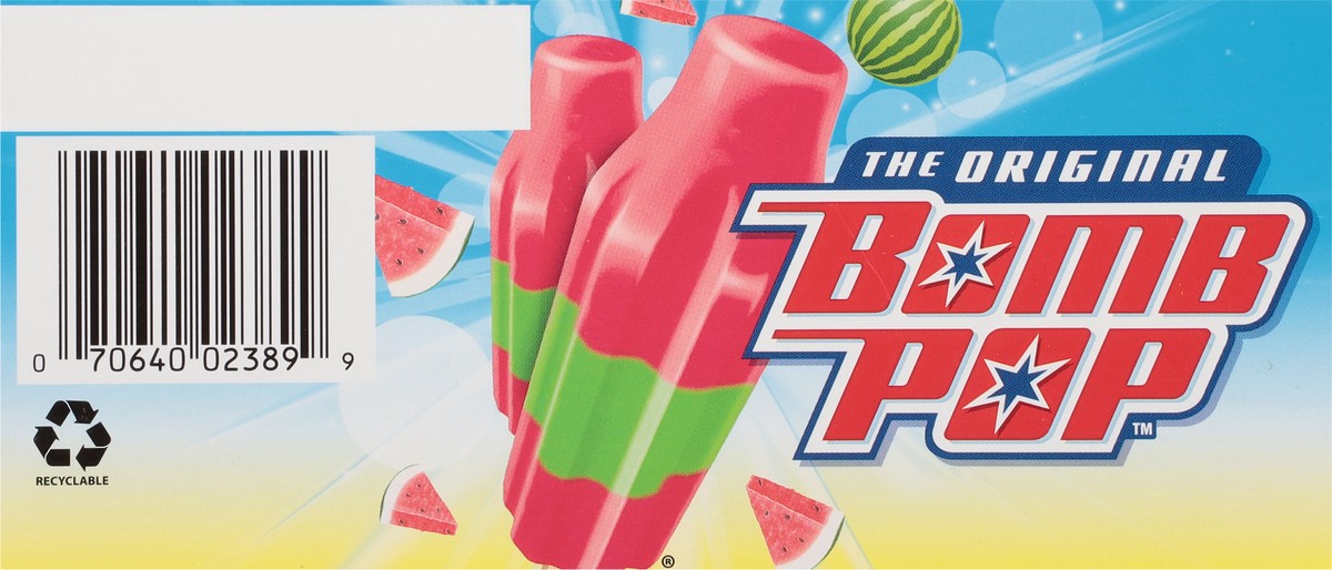 slide 6 of 9, Bomb Pop Watermelon Bar, 12 ct