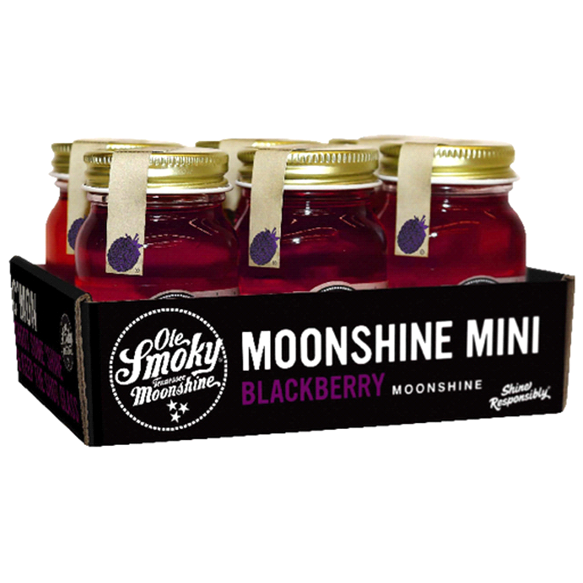 slide 1 of 1, Ole Smoky Moonshine Ole Smoky Blackberry /, 6 ct; 50 ml