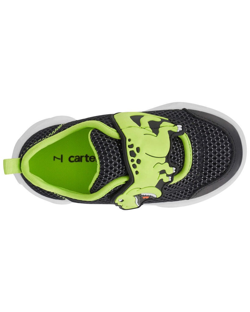 slide 4 of 7, Carter's Toddler Dinosaur Light-Up Shoes Green 6, 1 ct