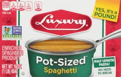 Luxury Pot-Sized Spaghetti 16 oz