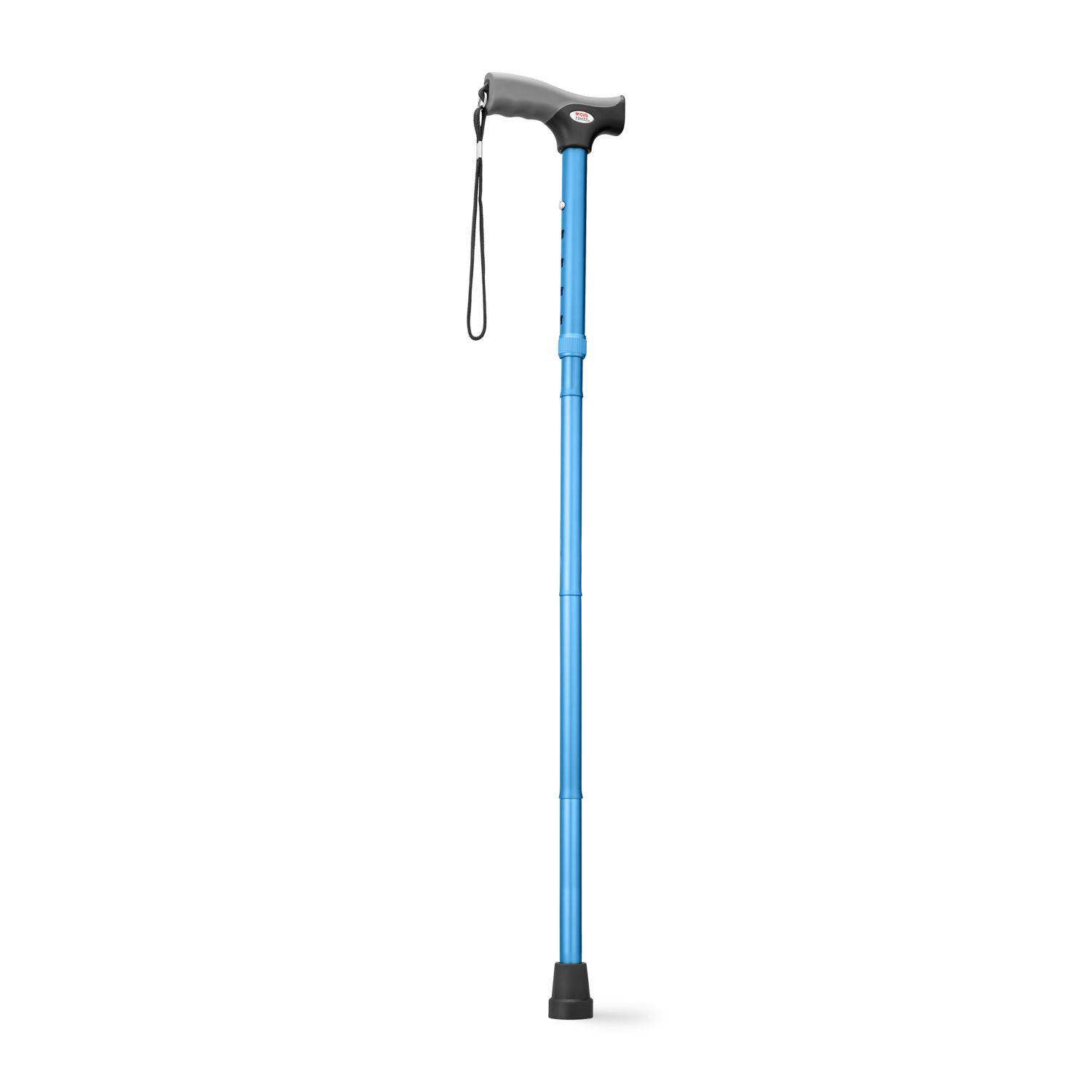 slide 3 of 5, Cvs Gel Grip Folding Cane, Blue, 1 ct