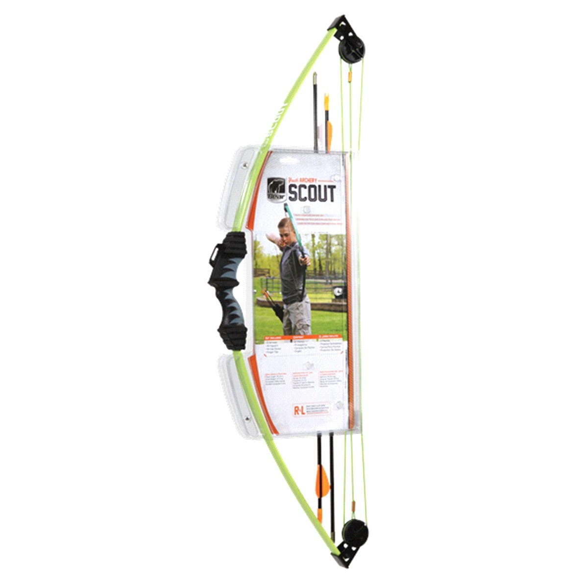 slide 1 of 1, Bear Scout Bow Set, Florescent Green, 1 ct