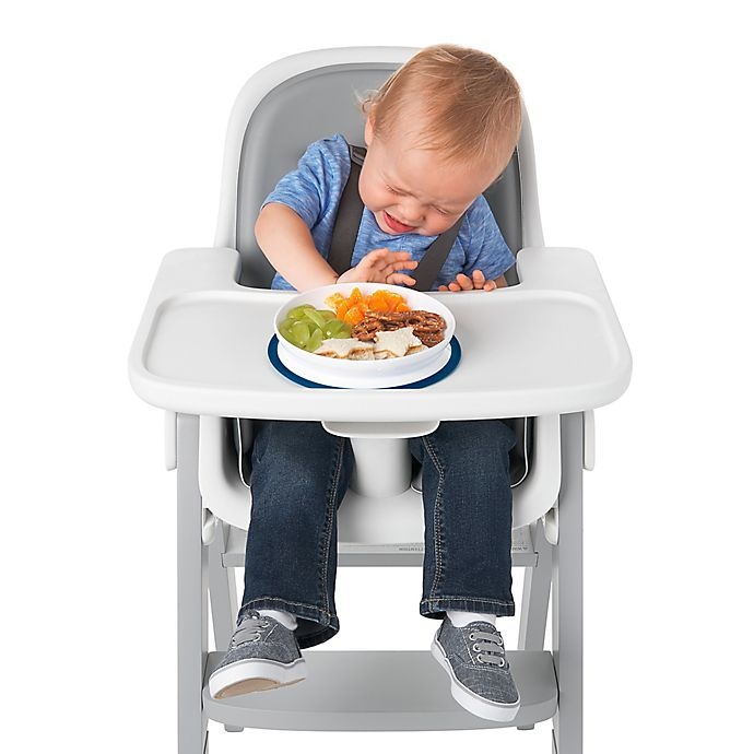 slide 6 of 8, OXO Tot Stick & Stay Plate - Navy, 1 ct