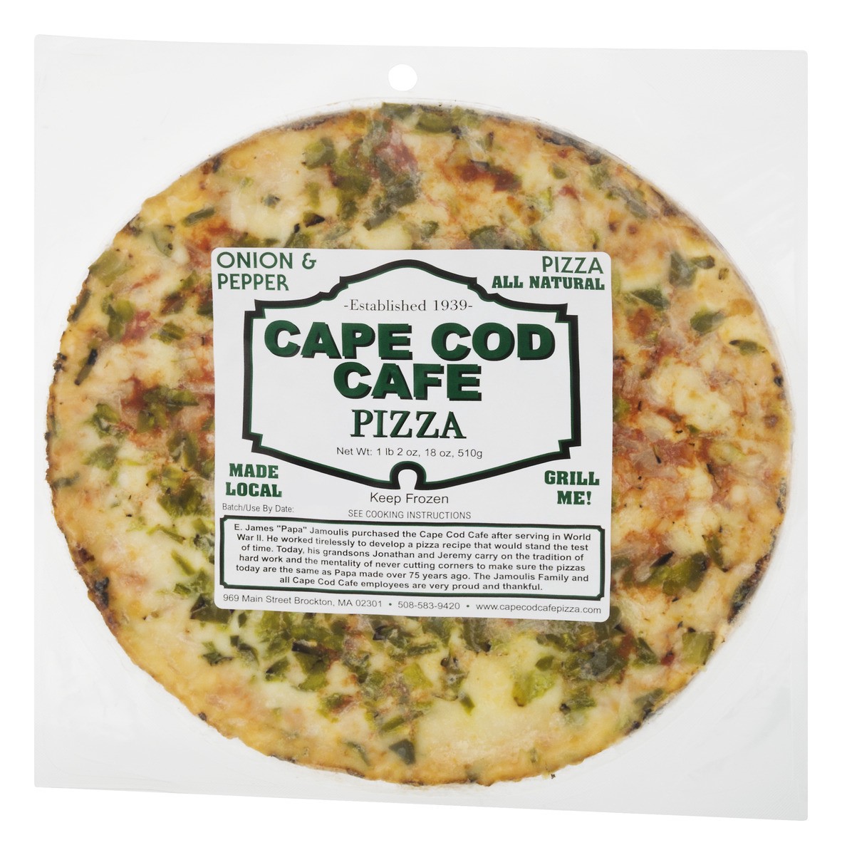 slide 5 of 9, Cape Cod Cafe Onion & Pepper Pizza 18 oz, 18 oz