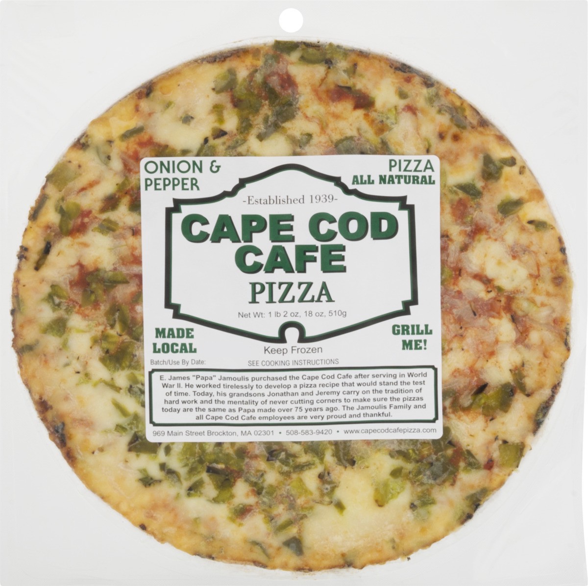 slide 8 of 9, Cape Cod Cafe Onion & Pepper Pizza 18 oz, 18 oz