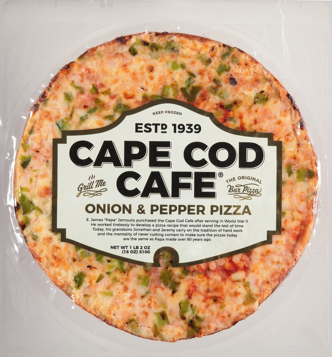 slide 1 of 9, Cape Cod Cafe Onion & Pepper Pizza 18 oz, 18 oz