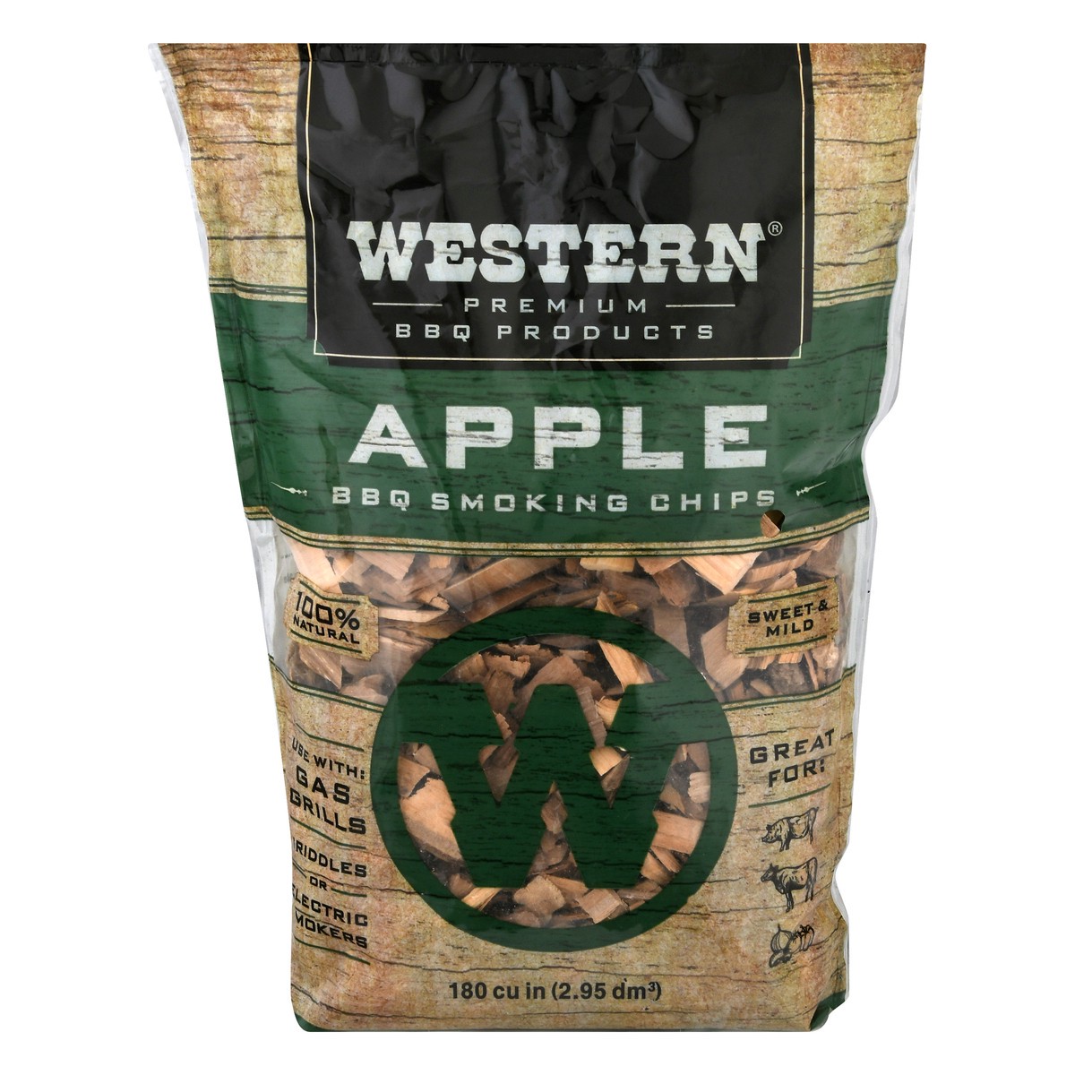 slide 4 of 10, Western Apple BBQ Smoking Chips 1 ea, 1 ct