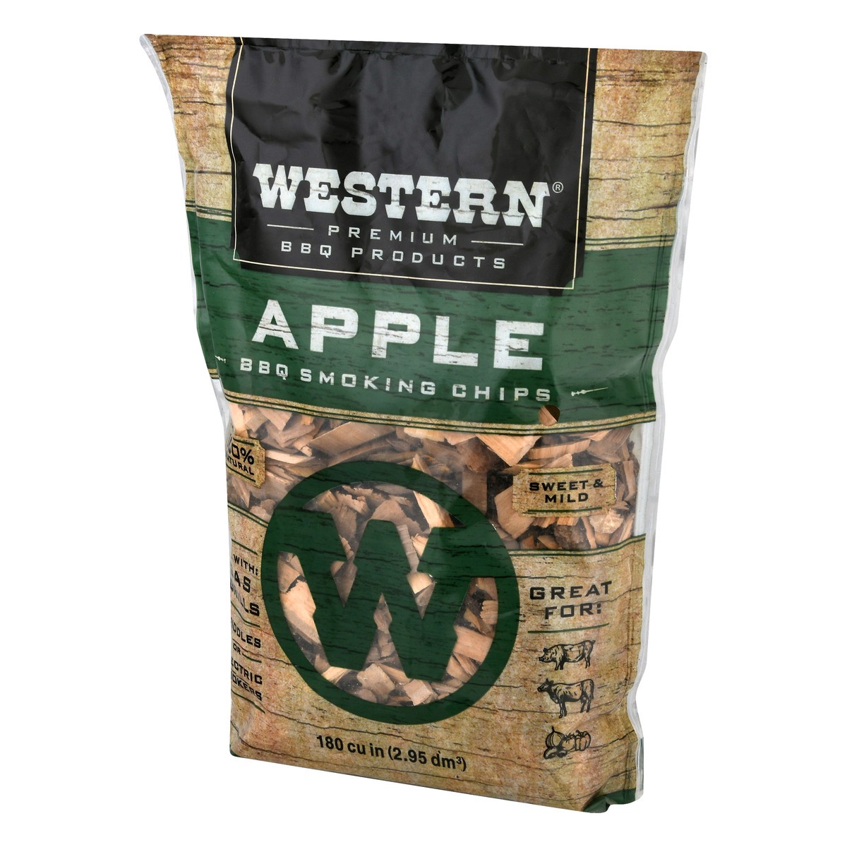 slide 3 of 10, Western Apple BBQ Smoking Chips 1 ea, 1 ct