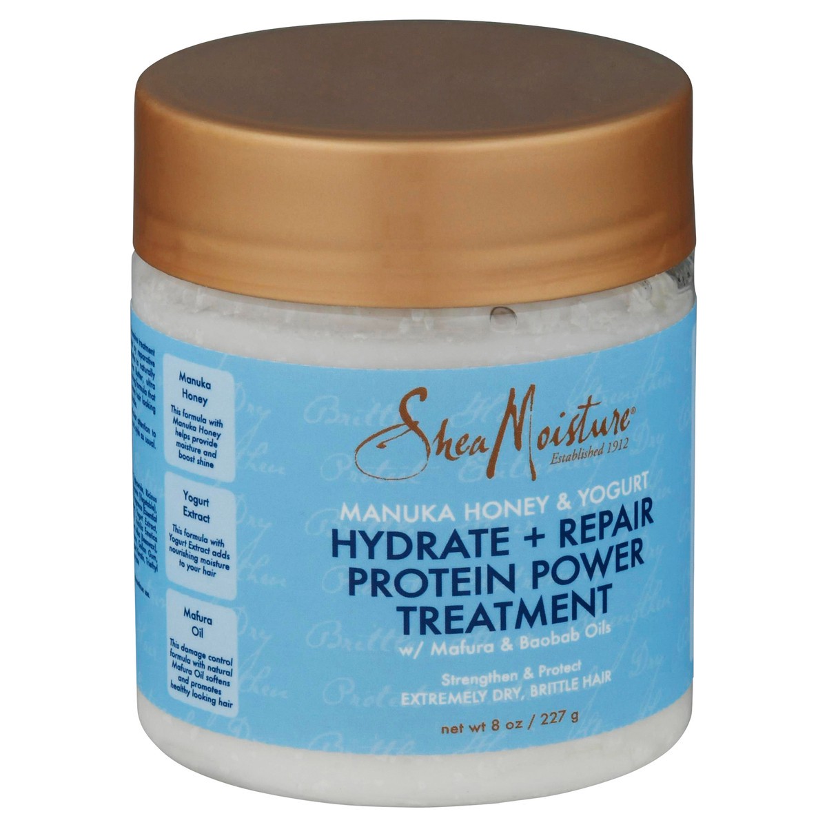 slide 6 of 10, SheaMoisture Treatment Hair Masque Manuka Honey and Yogurt, 8 oz, 8 oz