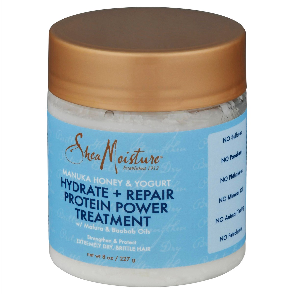 slide 9 of 10, SheaMoisture Treatment Hair Masque Manuka Honey and Yogurt, 8 oz, 8 oz