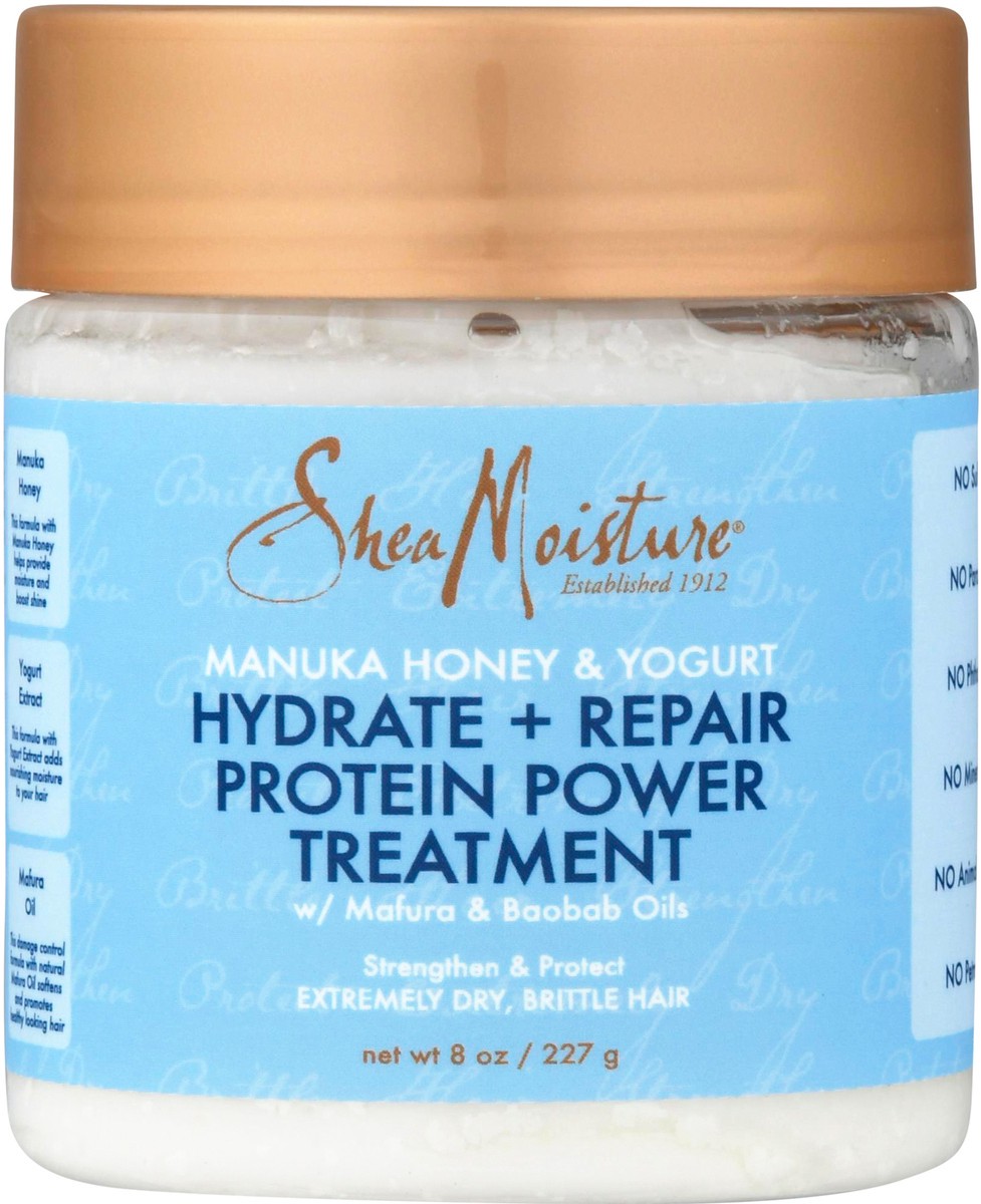 slide 3 of 10, SheaMoisture Treatment Hair Masque Manuka Honey and Yogurt, 8 oz, 8 oz