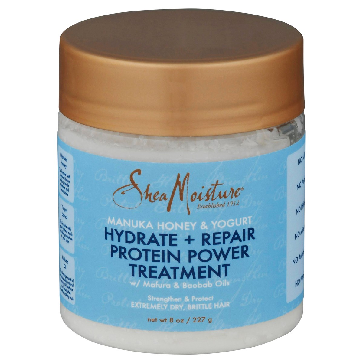 slide 5 of 10, SheaMoisture Treatment Hair Masque Manuka Honey and Yogurt, 8 oz, 8 oz