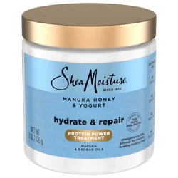 SheaMoisture Treatment Hair Masque Manuka Honey and Yogurt, 8 oz