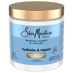 SheaMoisture Treatment Hair Masque Manuka Honey and Yogurt, 8 oz