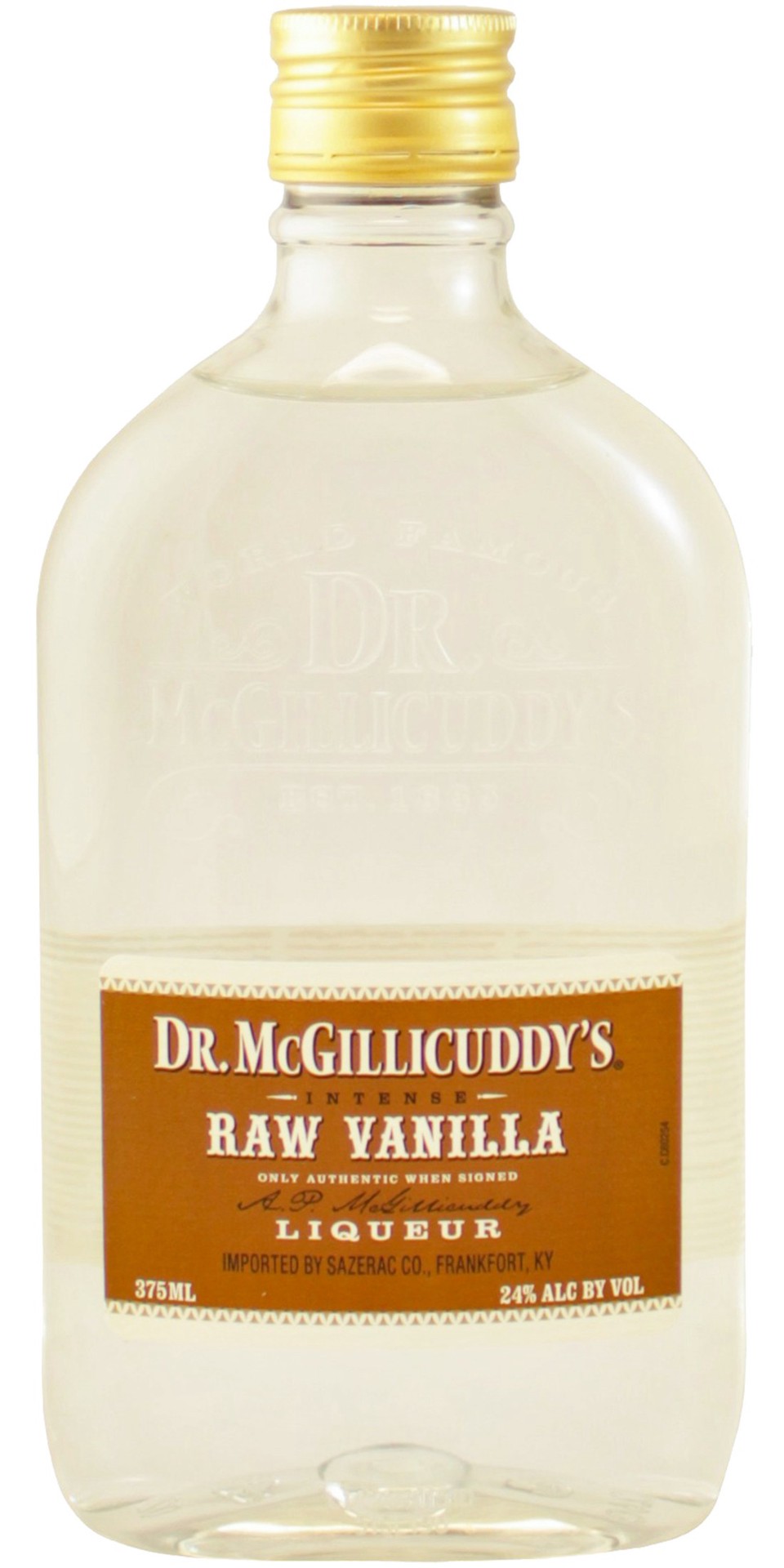slide 1 of 2, Dr. McGillicuddy's Raw Vanilla Liqueur 375ml Plastic Bottle 48 Proof, 375 ml