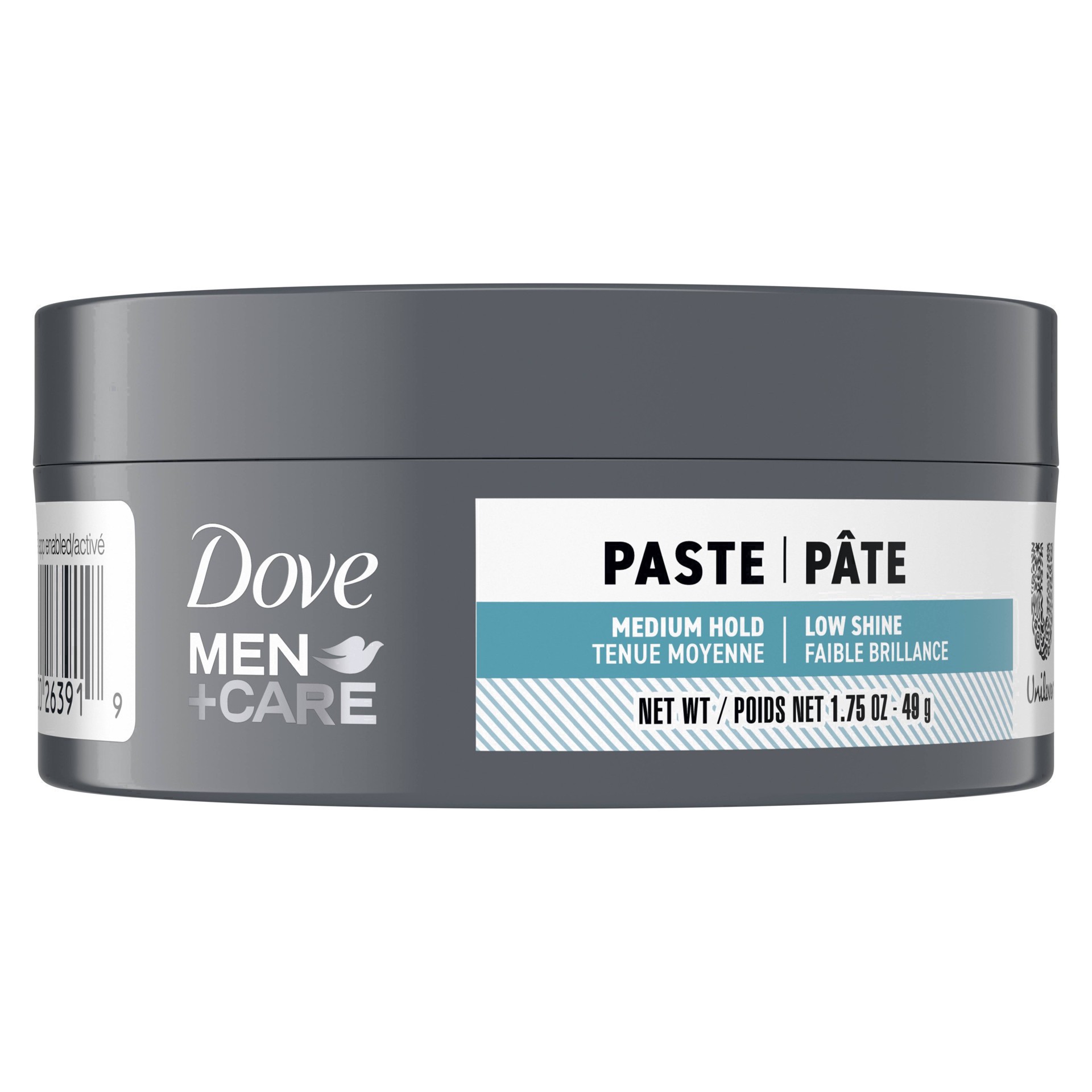 slide 70 of 100, Dove Men+Care Medium Hold Hair Styling Paste - 1.75oz, 1.75 oz