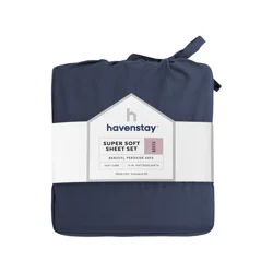 Havenstay Sheets, Queen, Navy