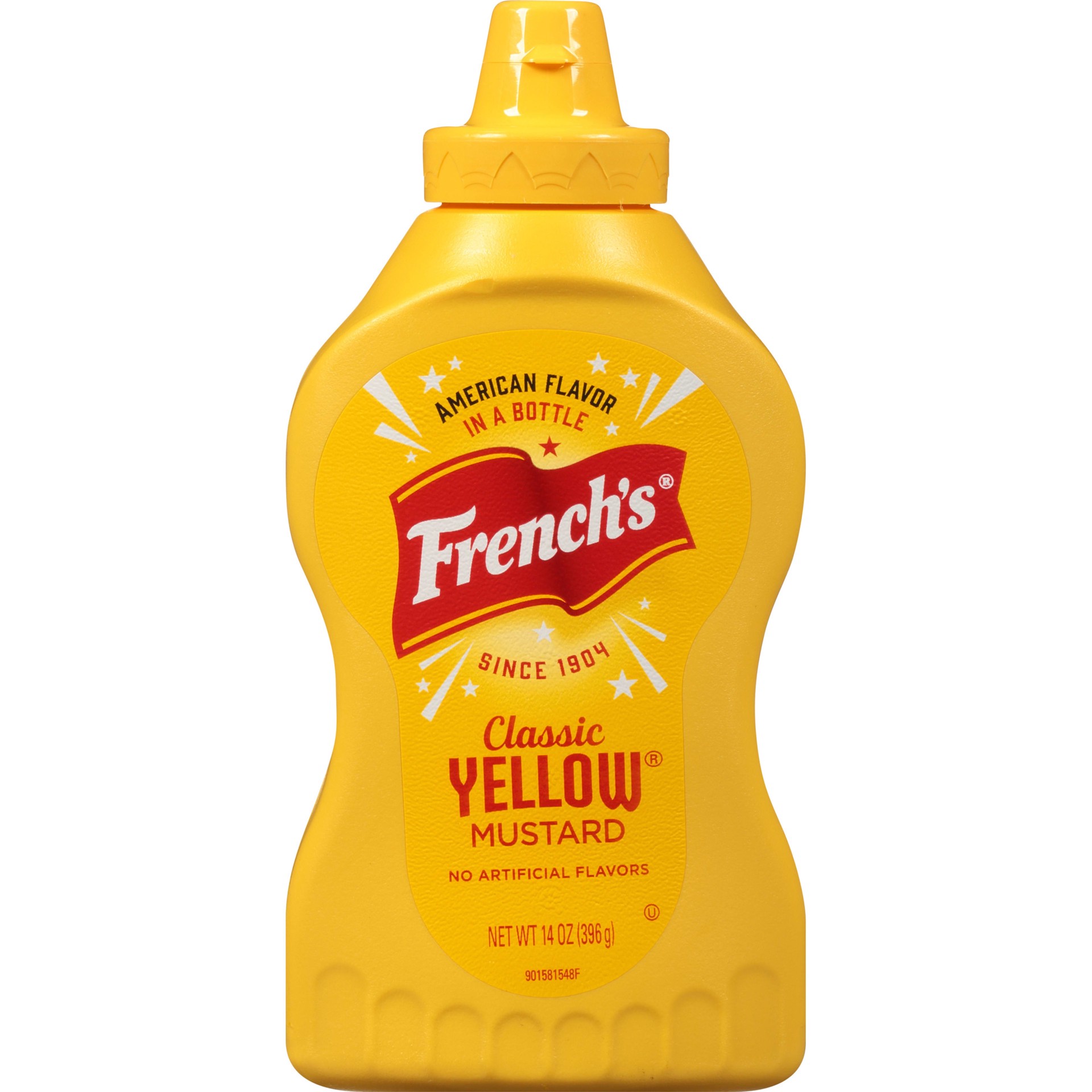 slide 1 of 9, French's Classic Yellow Mustard, 14 oz, 14 oz