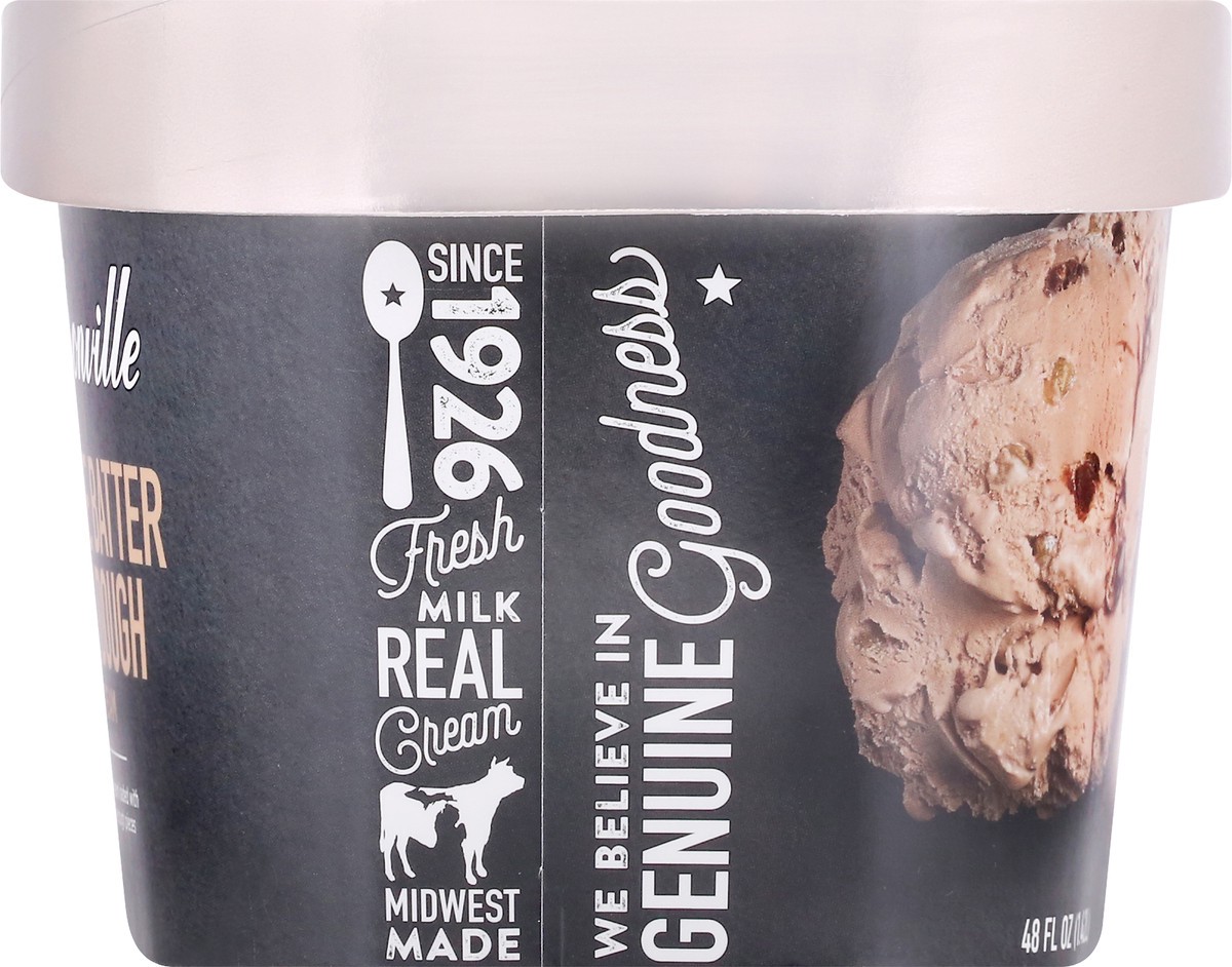 slide 8 of 9, Hudsonville Brownie Batter Cookie Dough Ice Cream 48 oz, 48 oz