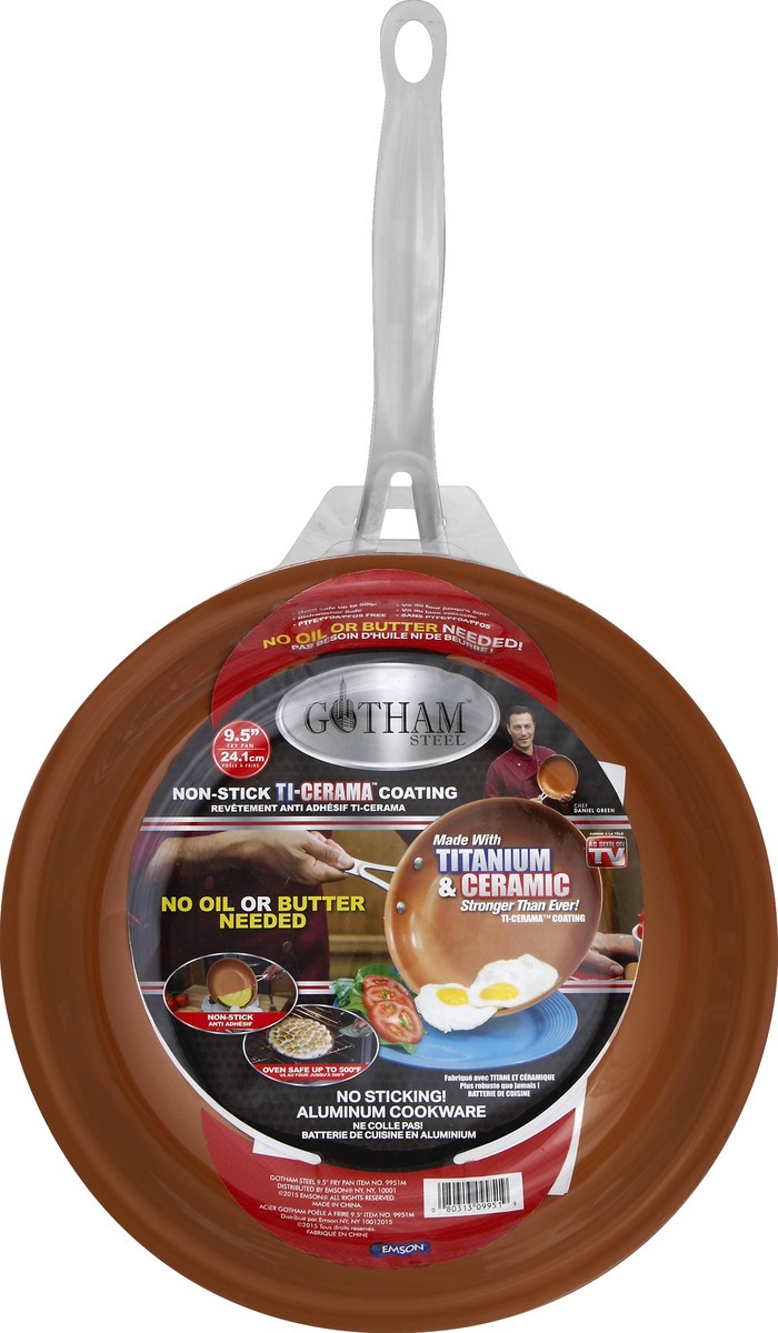 slide 4 of 5, As Seen on TV Gotham Steel Non-Stick Deluxe Frying Pan, 9.5 In., 1 ct