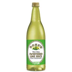 Roses Sweetened Lime Juice Bottle - 1 Liter