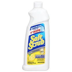 Soft Scrub Lemon Liquid Cleanser - 24 Oz