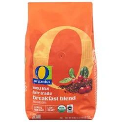 O Organics Coffee Breakfast Blend Whole Bean - 26 Oz