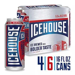 Icehouse American Style Ice Lager Beer 5.5% Abv Cans - 4-16 Fl. Oz.