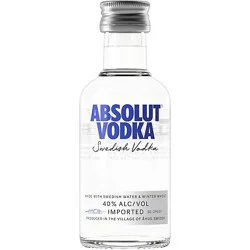 Absolut Vodka 80 Proof - 50 Ml