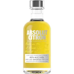 Absolut Vodka Citron 80 Proof - 50 Ml
