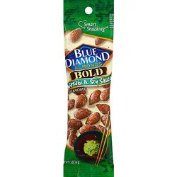Blue Diamond Almonds Bold Wasabi & Soy Sauce - 1.5 Oz