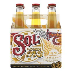 Sol Mexican Lager Beer 4.5% Abv Bottles - 6-330 Ml