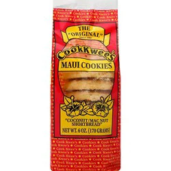 Cookkwees Cookies Shortbread Macadamia Nut Coconut - 6 Oz