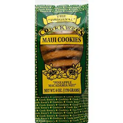 Cookkwees Pineapple Macadamia Nut Cookies - 6 Oz