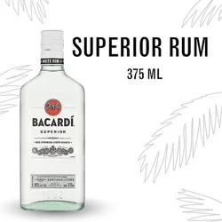 Bacardi Superior Gluten Free White Rum - 375 Ml