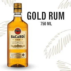 Bacardi Gold Gluten Free Rum - 750 Ml