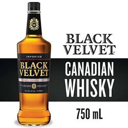 Black Velvet Canadian Whisky Plastic Bottle 80 Proof - 750 Ml