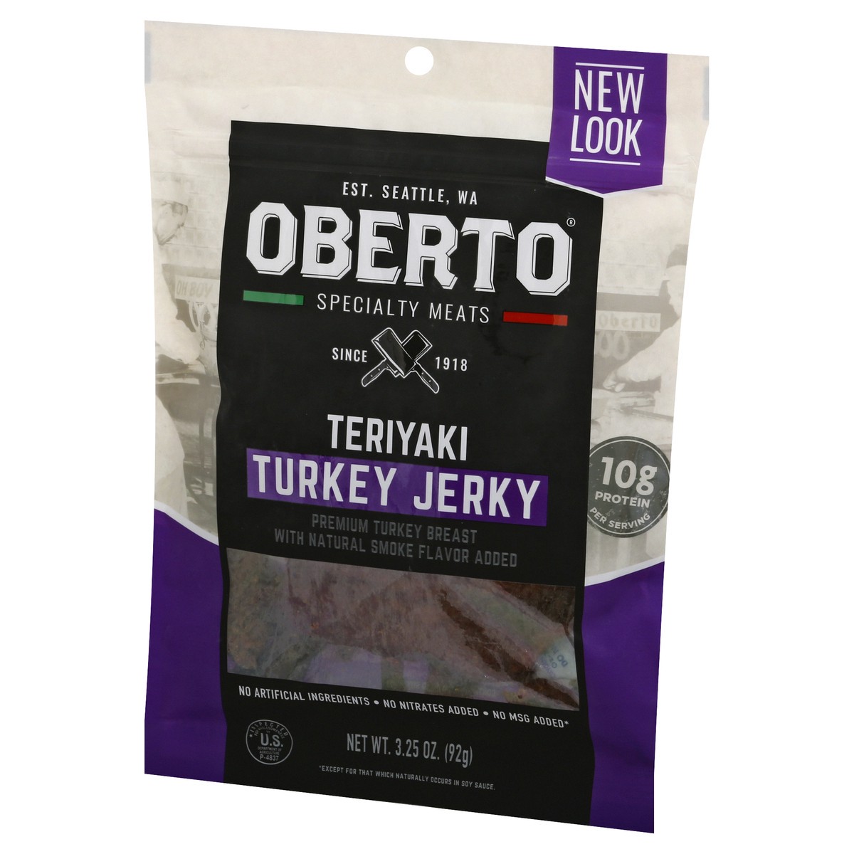 slide 3 of 9, Oberto Teriyaki Turkey Jerky 3.25 oz, 3.25 oz
