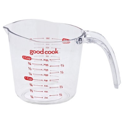 slide 1 of 1, Good Cook Measuring Cup Plastic 2 Cup - Each, 1 ct