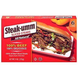Steak-Umm Steaks Sliced - 9 Oz
