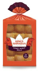 Kings Hawaiian Honey Wheat Rolls - 12 Count - 12 Oz.